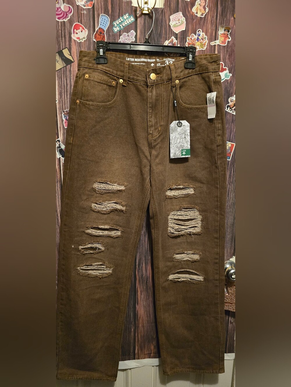 LRG Men’s Straight Leg Jeans - Coffee Wash